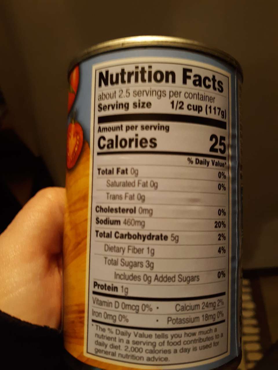 Great Value Diced Tomatoes & Green Chiles Calories, Nutrition Analysis & More Fooducate