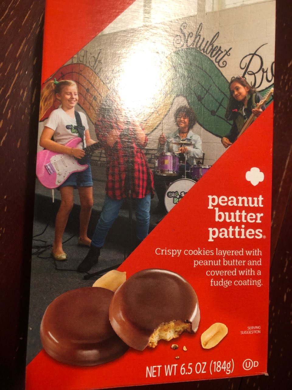Girl Scouts Peanut Butter Patties Crispy Vanilla Cookies Calories