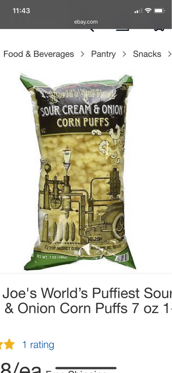 Trader Joe's Corn Puffs, White Cheddar Calories, Nutrition Analysis