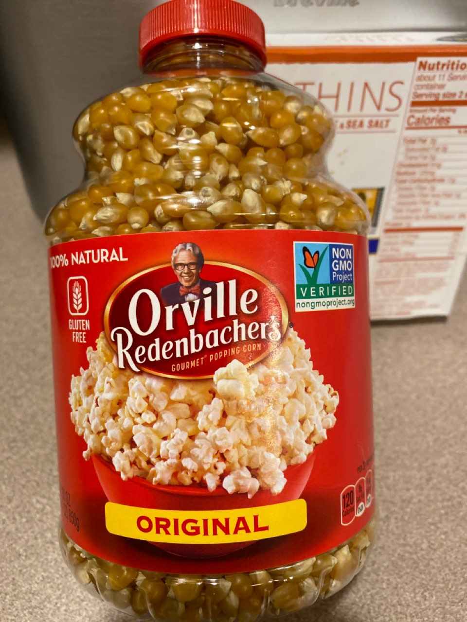 Orville Redenbacher's Gourmet Popping Corn, Original Calories
