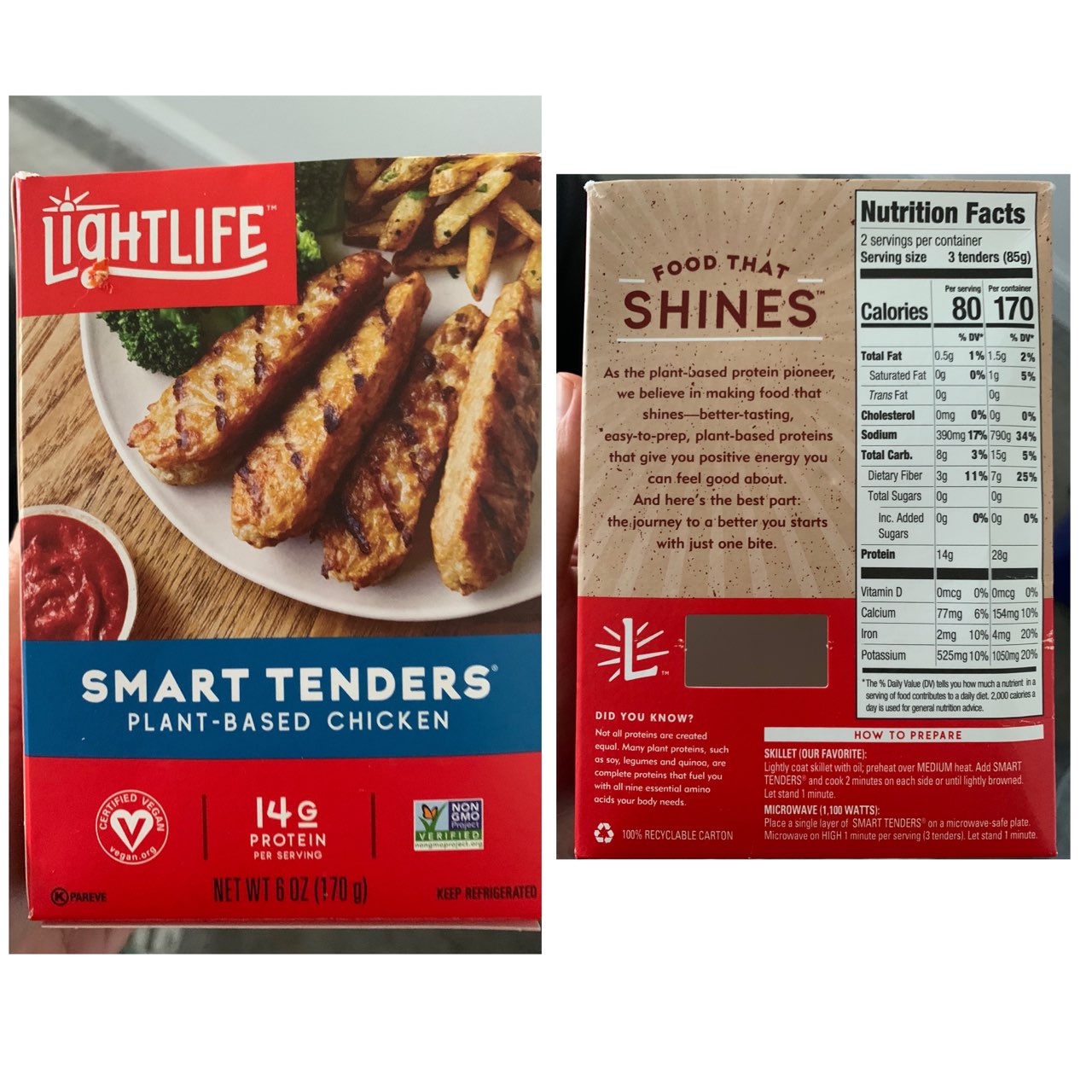 I swear I wasn’t even trying!! These are vegan chicken tenders by the