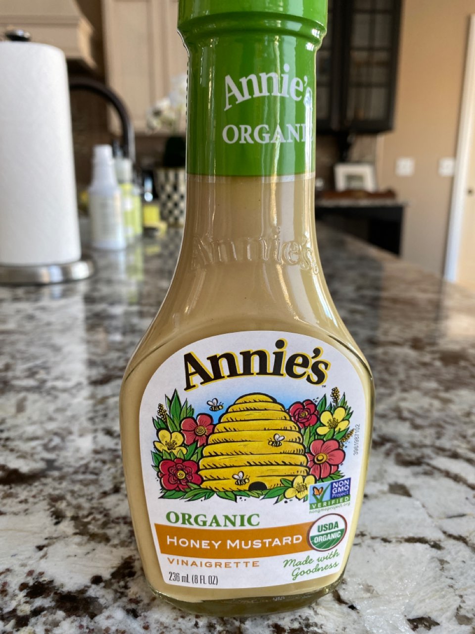 Annie's Naturals Honey Mustard Vinaigrette, Lite Calories, Nutrition
