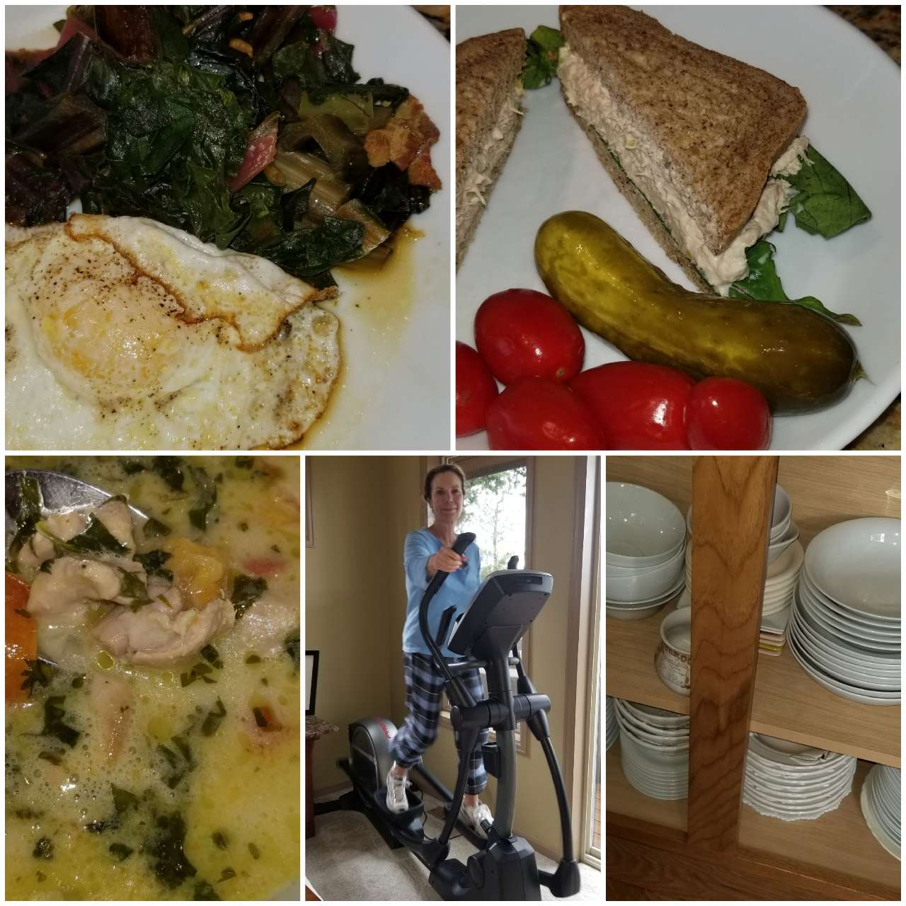 Day in a snapshot!!!!! Three small lowcarb mealsover easy egg w