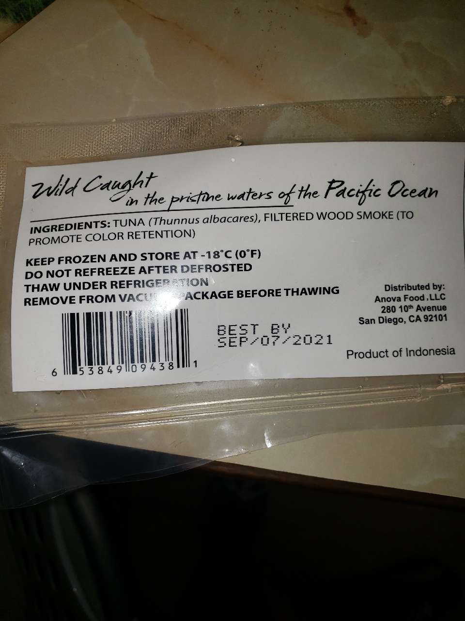 Anova Ahi Tuna Steaks Calories, Nutrition Analysis & More Fooducate