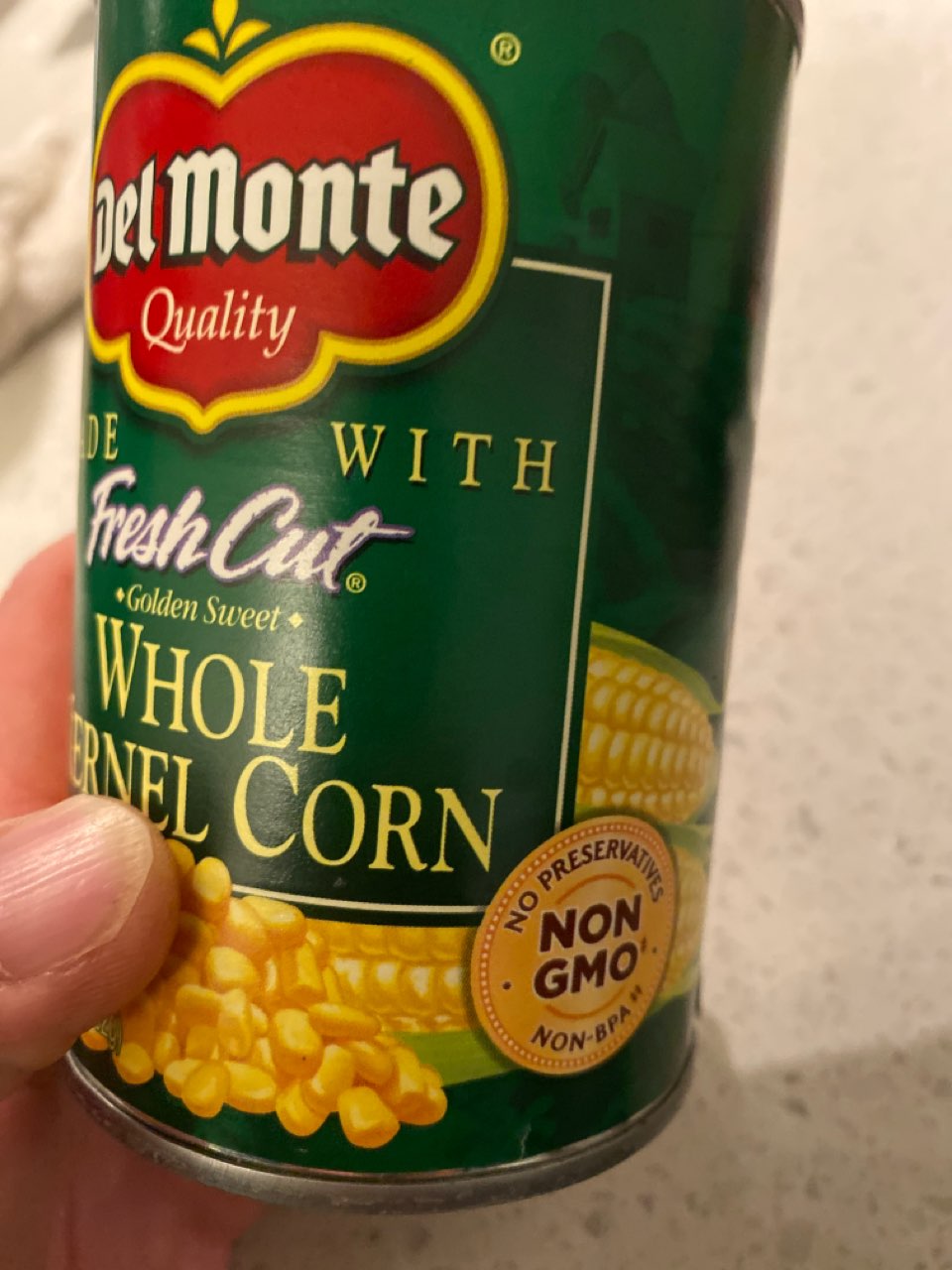 Del Monte Corn, Whole Kernel, with Natural Sea Salt Calories