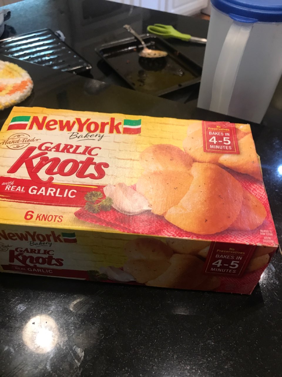 New York Garlic Knots, Hand Tied 6 Ct Calories, Nutrition Analysis