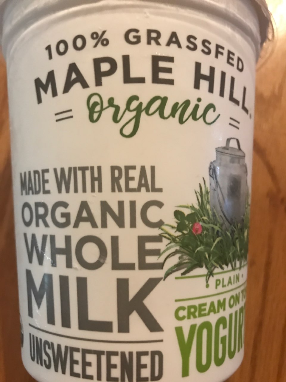 Maple Hill Creamery Creamline Yogurt, Plain Calories, Nutrition