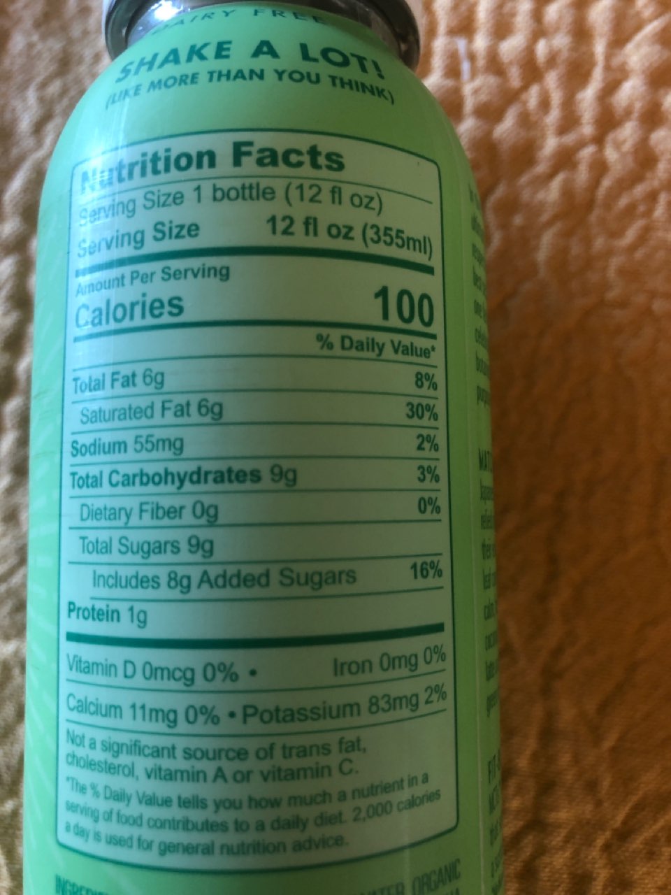 Rebbl Matcha Latte Calories, Nutrition Analysis & More Fooducate