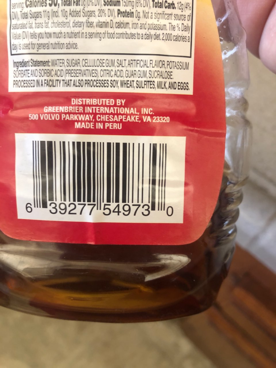 Harvest Hill Pancake Syrup Calories, Nutrition Analysis & More Fooducate