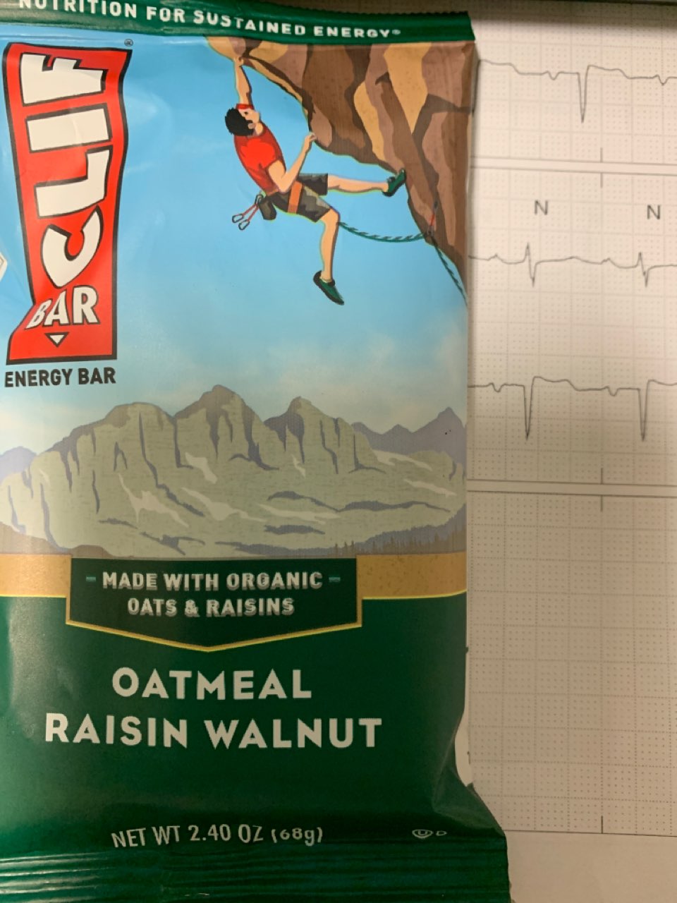 Clif Bar Energy Bar, Oatmeal Raisin Walnut Calories, Nutrition