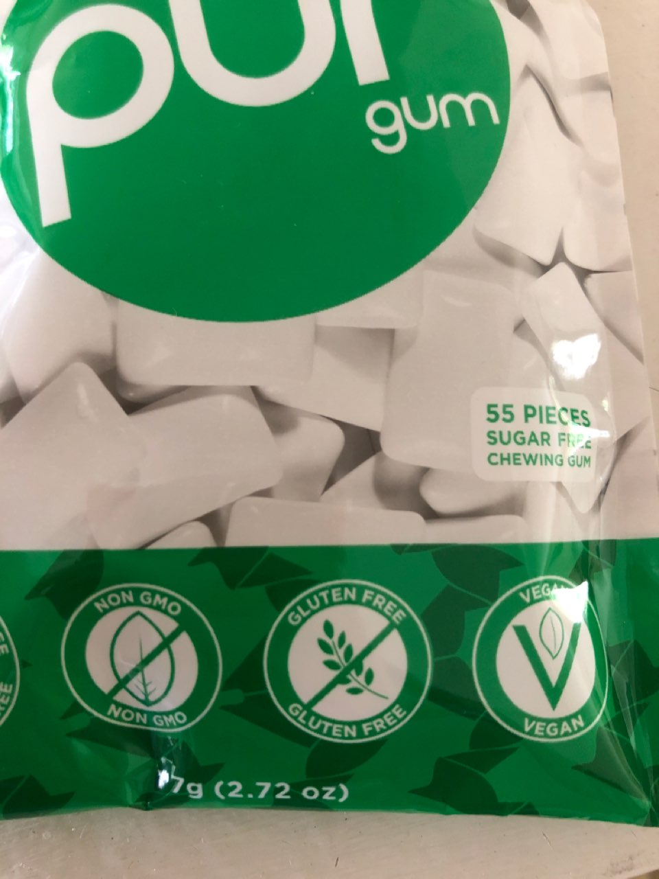 Pur Spearmint Gum Calories, Nutrition Analysis & More Fooducate
