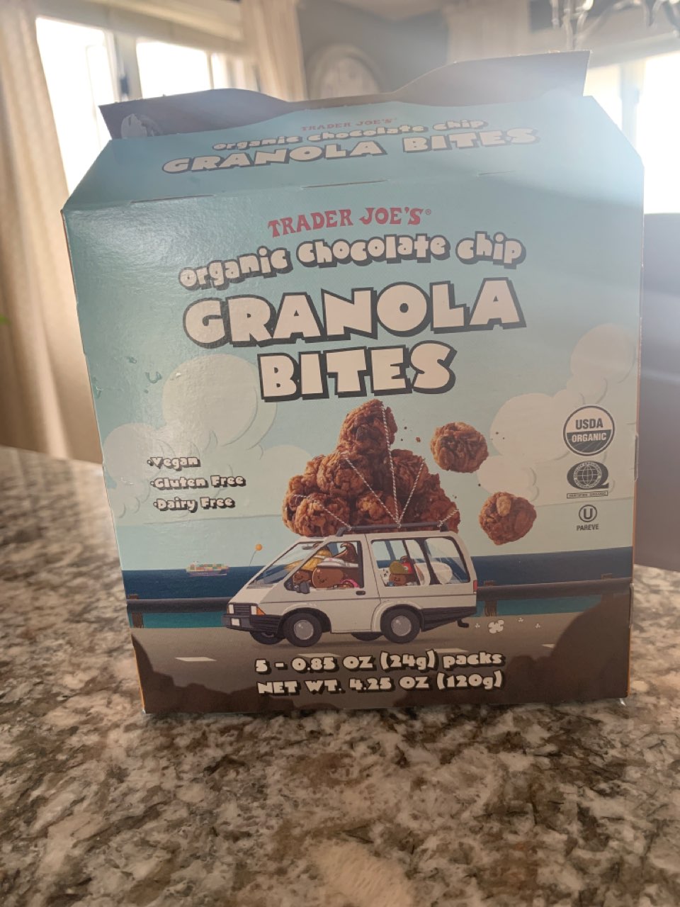Trader Joe's Granola Bites, Chocolate Chip, Organic Calories