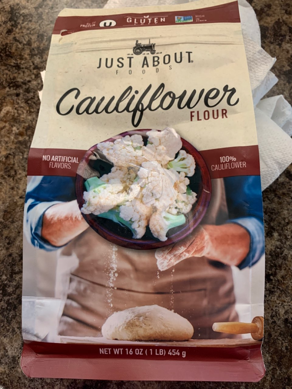 Just About Foods Cauliflower Flour Calories, Nutrition Analysis & More Fooducate