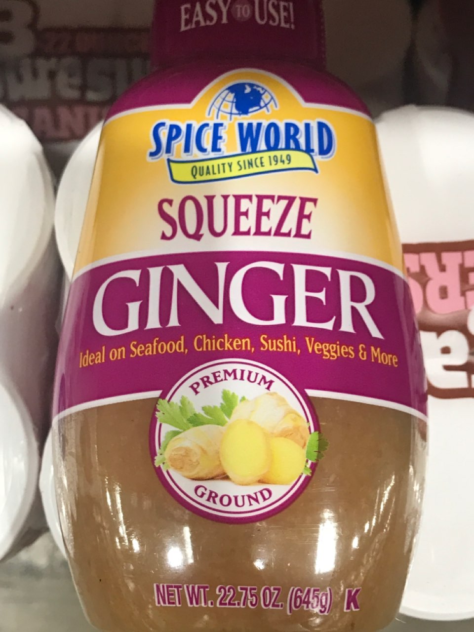 Spice World Squeeze Ginger Calories, Nutrition Analysis & More Fooducate