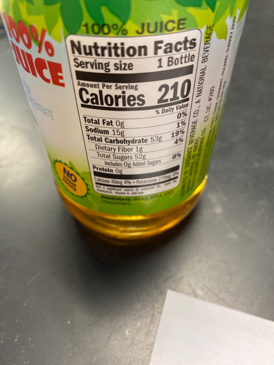 Everfresh Pure 1005 Apple Juice Calories, Nutrition Analysis & More