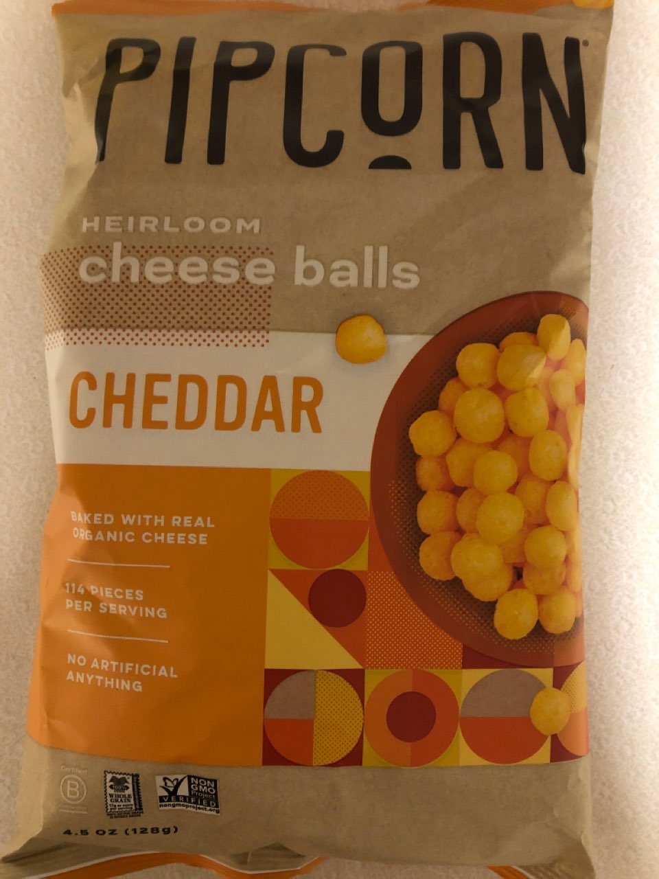 Pipcorn Cheese Balls, Cheddar Calories, Nutrition Analysis & More