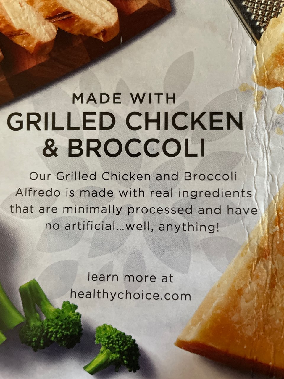 Healthy Choice Steamers, Grilled Chicken & Broccoli Alfredo Calories