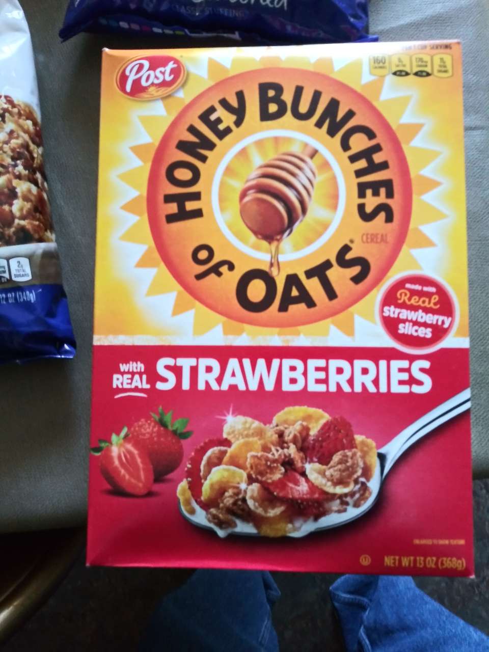 Honey Bunches of Oats Cereal, Honey Bunches of Oats, Strawberries