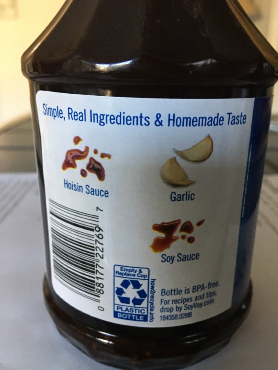 Soy Vay Hoisin Garlic Marinade & Sauce Calories, Nutrition Analysis