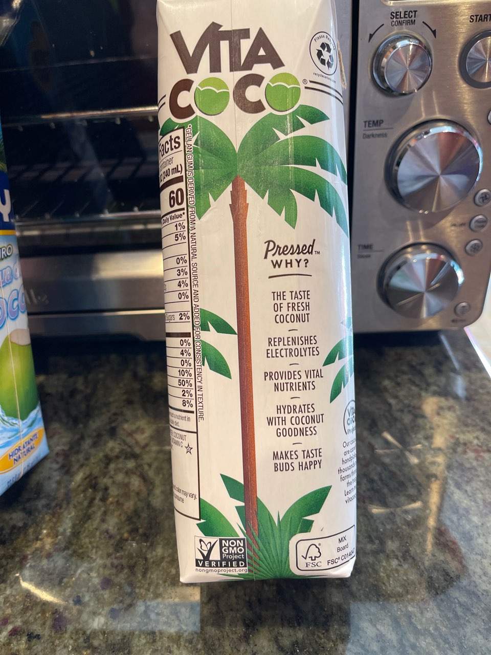 Vita Coco Coconut Water, Pressed Coconut Calories, Nutrition Analysis