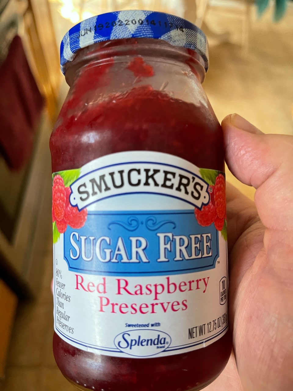 This sugar free Raspberry Preserve is absolutely delicious ...