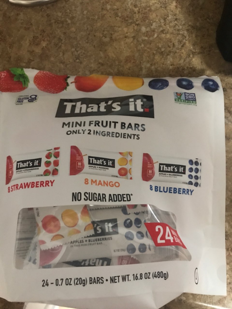That's It Fruit Bar, Apples + Blueberries Calories, Nutrition Analysis