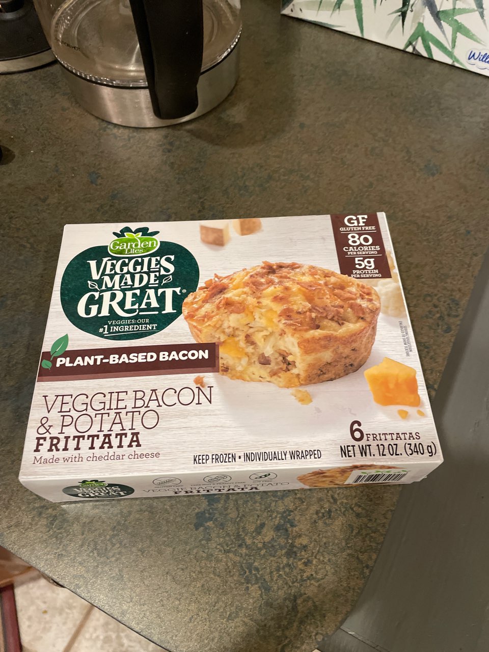 Garden Lites Veggie Bacon & Potato Frittata Calories, Nutrition