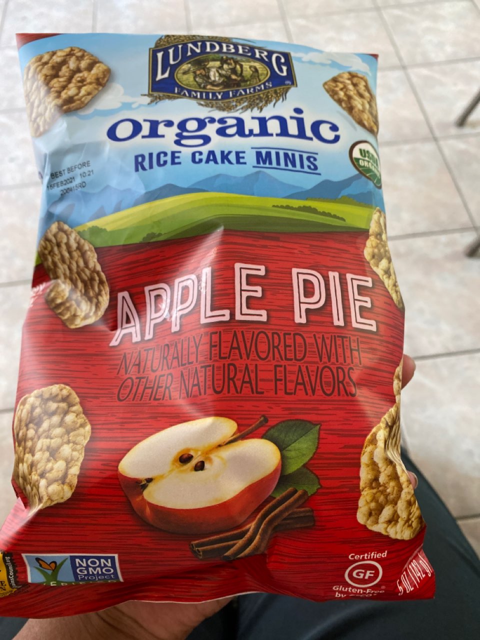 Lundberg Family Farms Rice Cake Minis, Apples Pie, Organic Calories