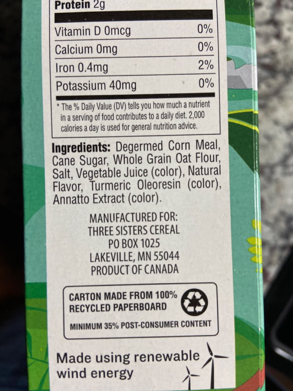 Mom's Best Cereals, Jungle Berry Crunch Calories, Nutrition Analysis