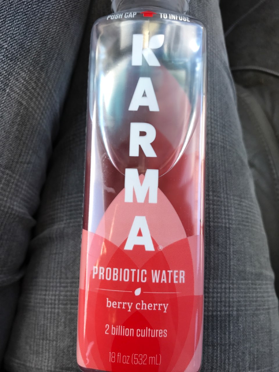 Karma Probiotic Water, Berry Cherry Calories, Nutrition Analysis