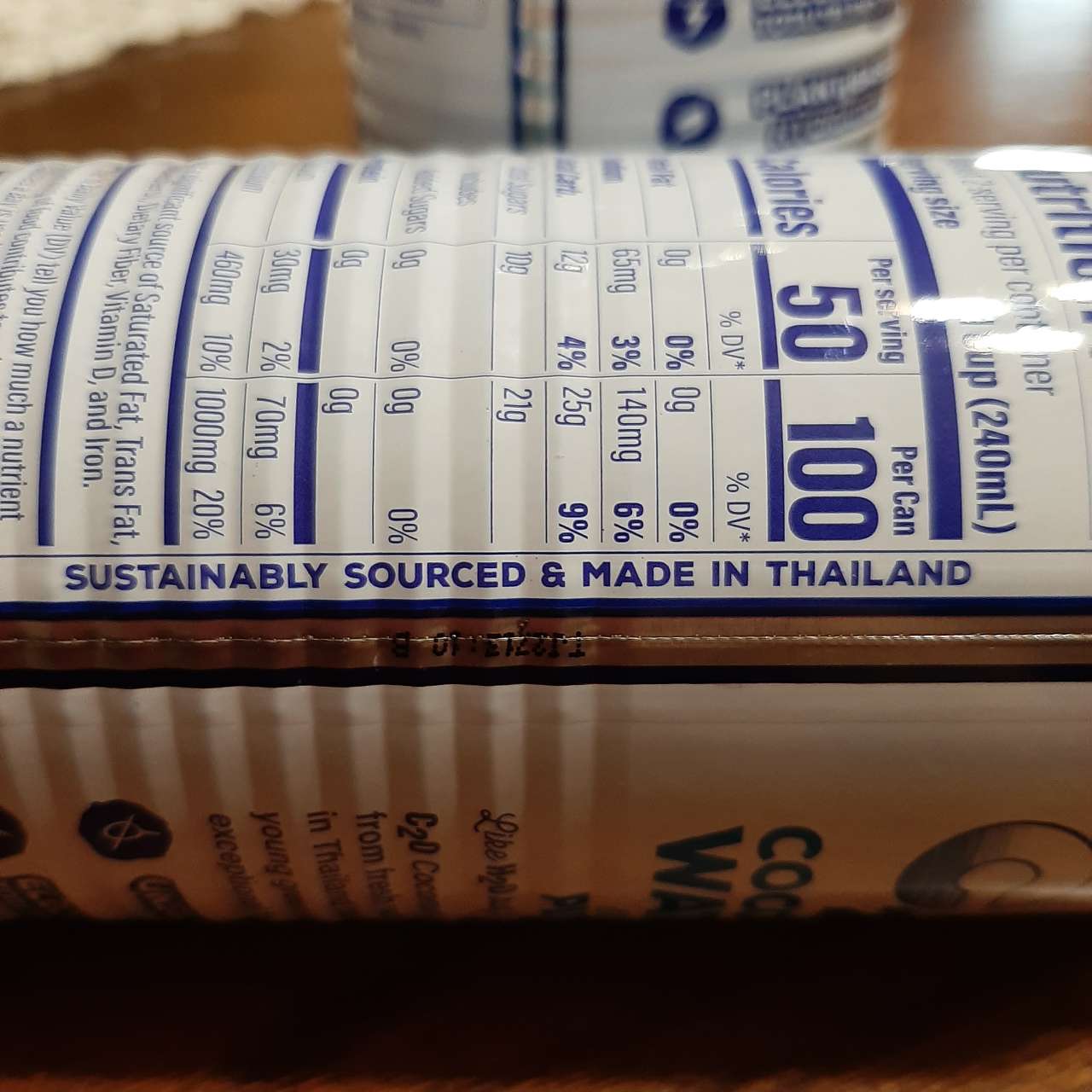 C2O Coconut Water, Pure Calories, Nutrition Analysis & More Fooducate