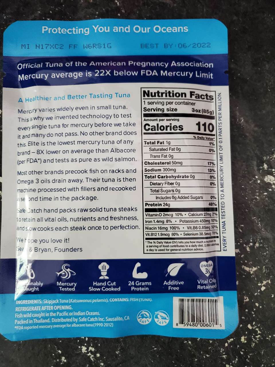 Safe Catch Wild Tuna Calories, Nutrition Analysis & More Fooducate