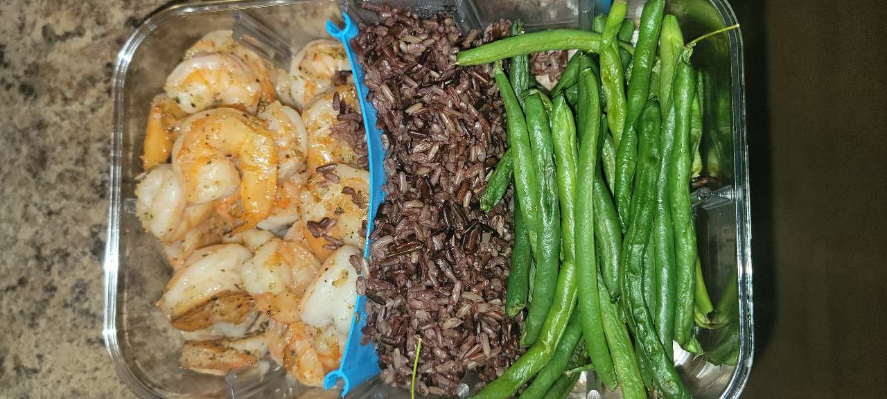 prawns, wild rice and green beans Fooducate Diet Motivation