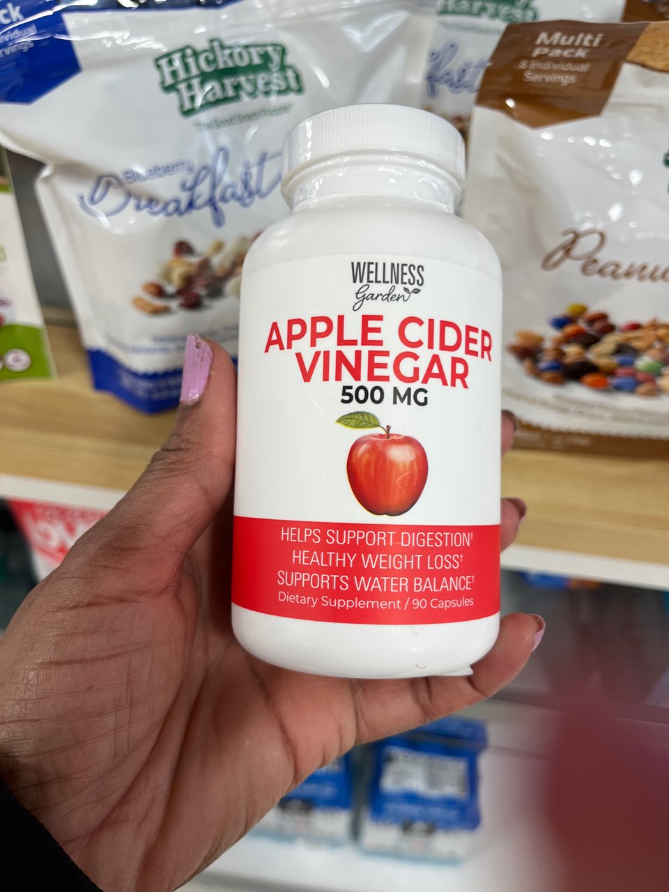 Wellness Garden Apple Cider Vinegar, Dietary Supplement Calories, Nutrition Analysis & More