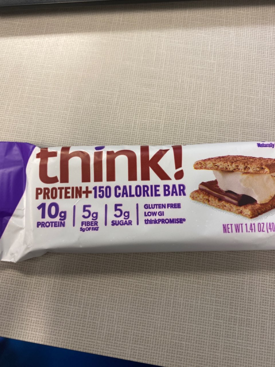 Think! Protein Bar, S'mores Calories, Nutrition Analysis & More
