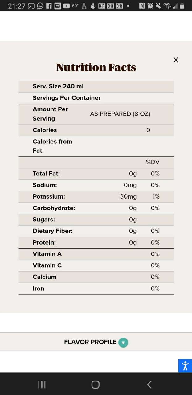 Bigelow Black Tea, Vanilla Chai Calories, Nutrition Analysis & More