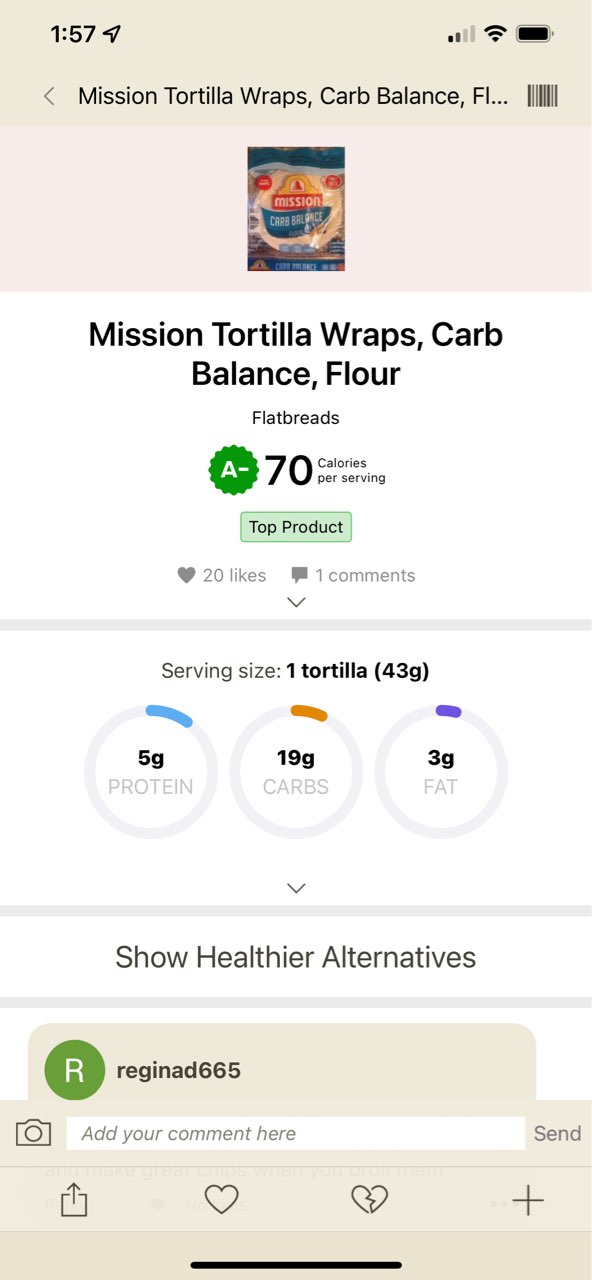 Mission Flour Tortillas, Carb Balance, Soft Taco Calories, Nutrition