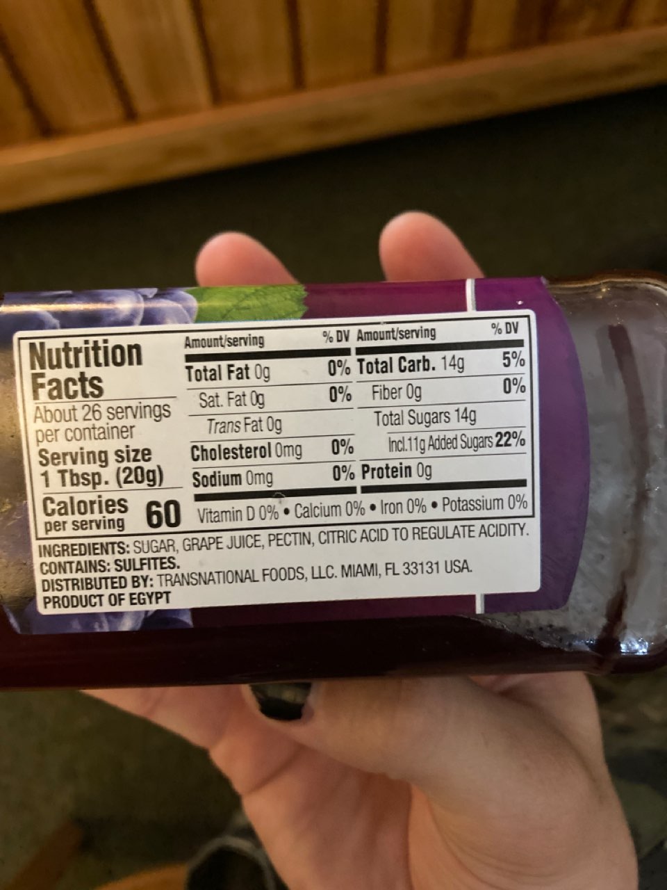 Pampa Grape Jelly Calories, Nutrition Analysis & More Fooducate