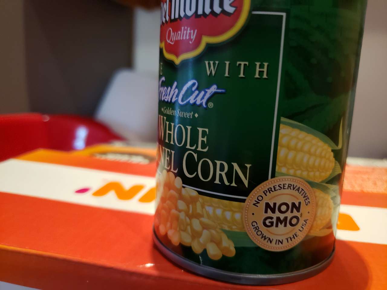 Del Monte Corn, Whole Kernel, with Natural Sea Salt Calories