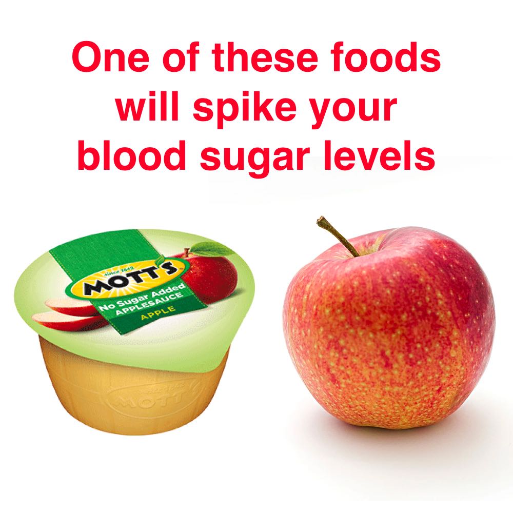 Applesauce vs. Apples Fooducate