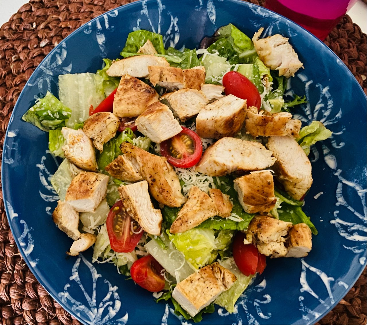 Chicken caesar salad with grape tomatoes Fooducate Diet Motivation