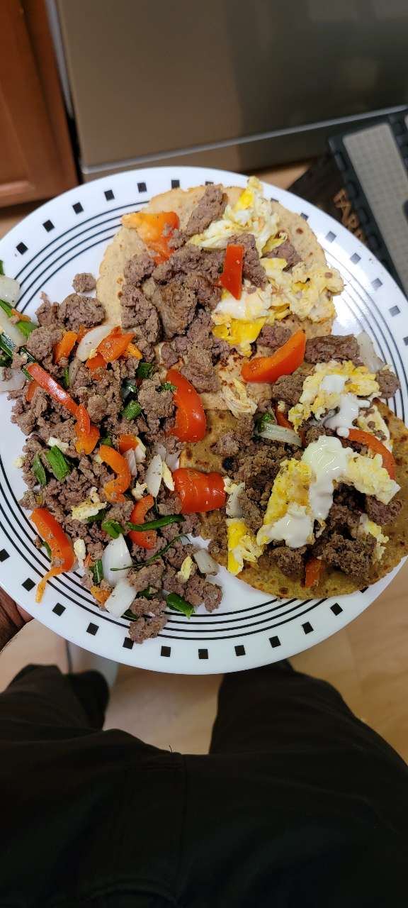 post workout lean ground beef breakfast tacos Fooducate Diet Motivation