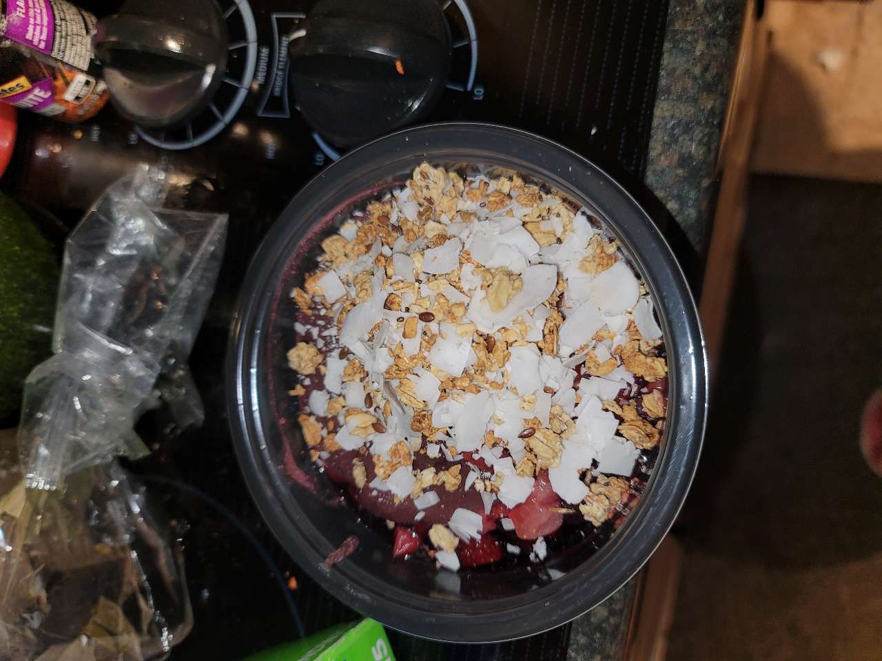 Tattooed Chef Acai Bowls, With Fruit and granola, Organic Calories