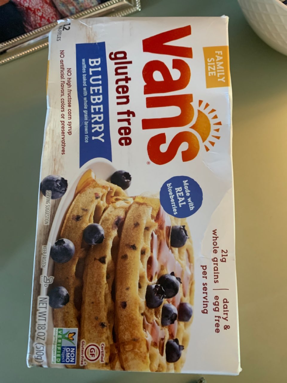 Van's Waffles, Blueberry Calories, Nutrition Analysis & More Fooducate