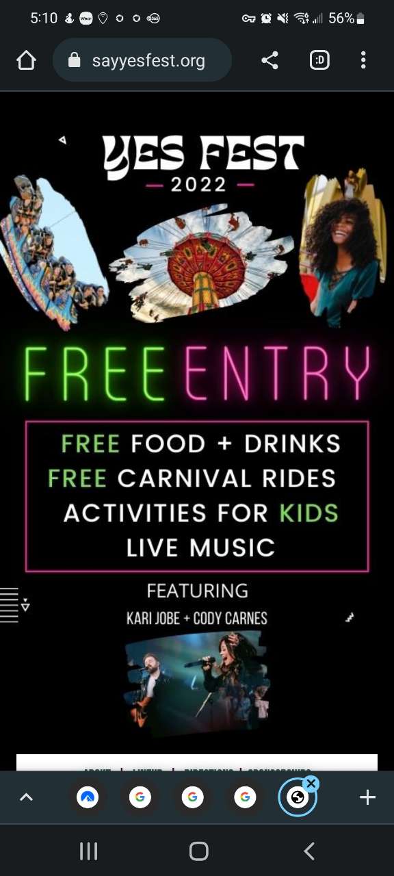 Jambalaya and pastalaya at the festival. They also had many other options to choose from and no