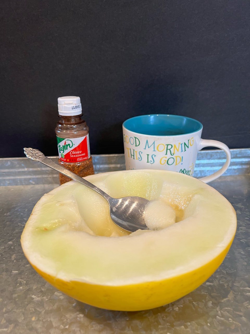 Trying a melon I haven had before. My grocery pickup substituted this