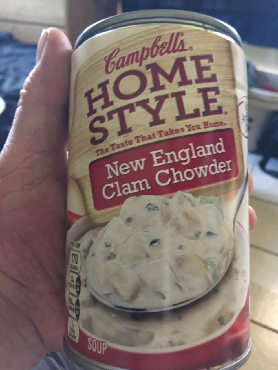 Campbell's Select, New England Clam Chowder Calories, Nutrition
