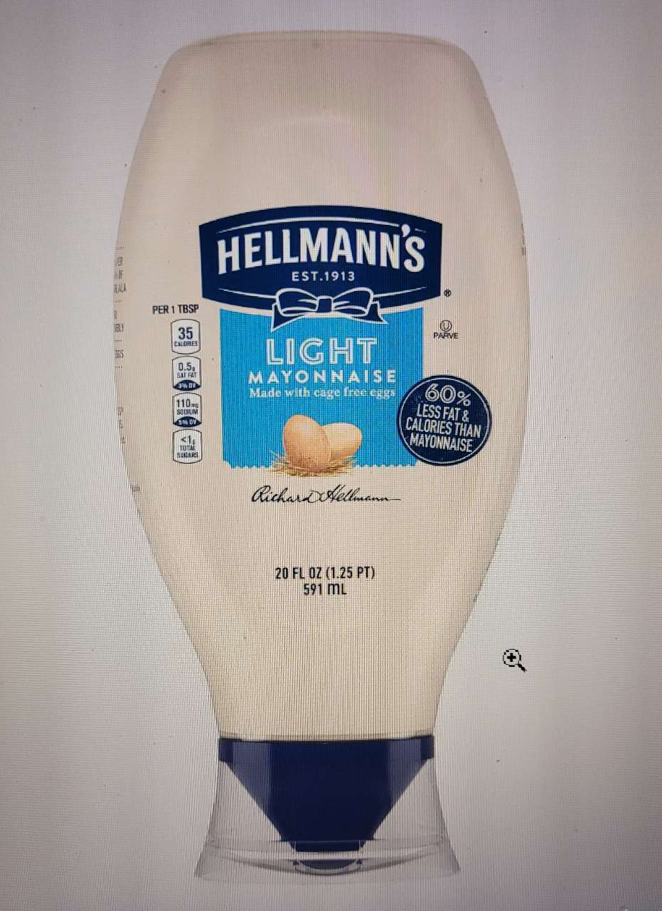Hellmann's Mayonnaise, Light Calories, Nutrition Analysis & More
