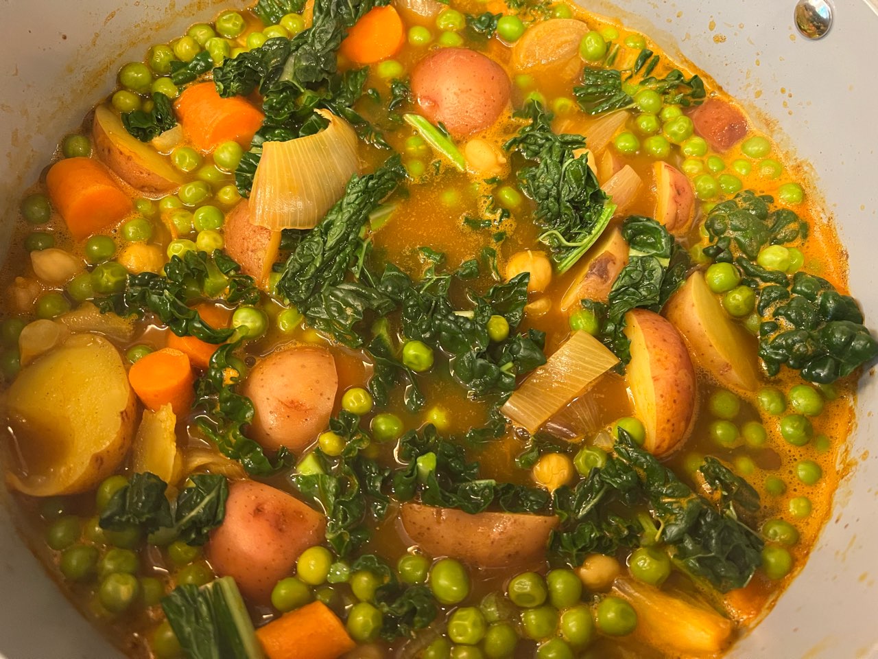 Spring vegetable tagine. Meal prep for the week. Recipe is from Forks