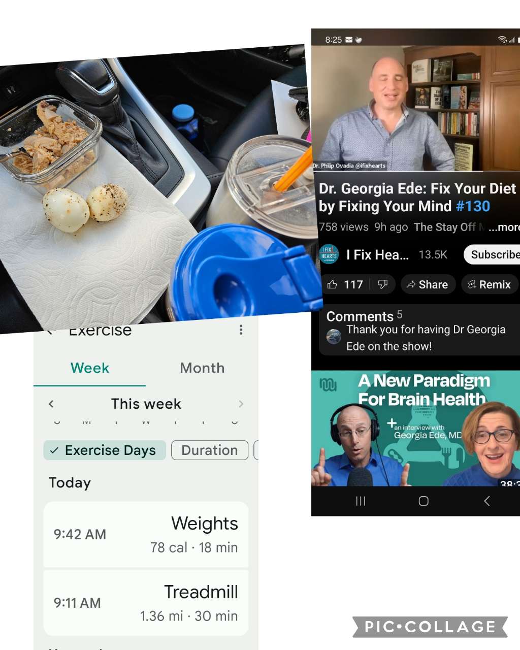 Had 5 pcs. dried apricots after training. Lunch in car is in Costco's